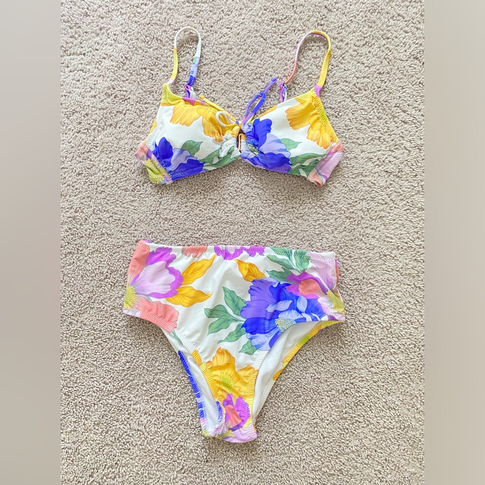 High waisted bikini set